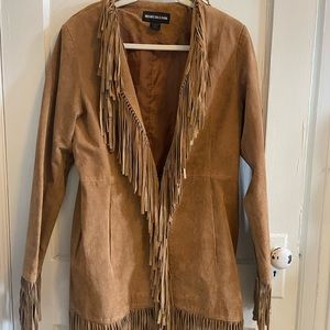 Misdemeanor Suede Longline Vintage Jacket
